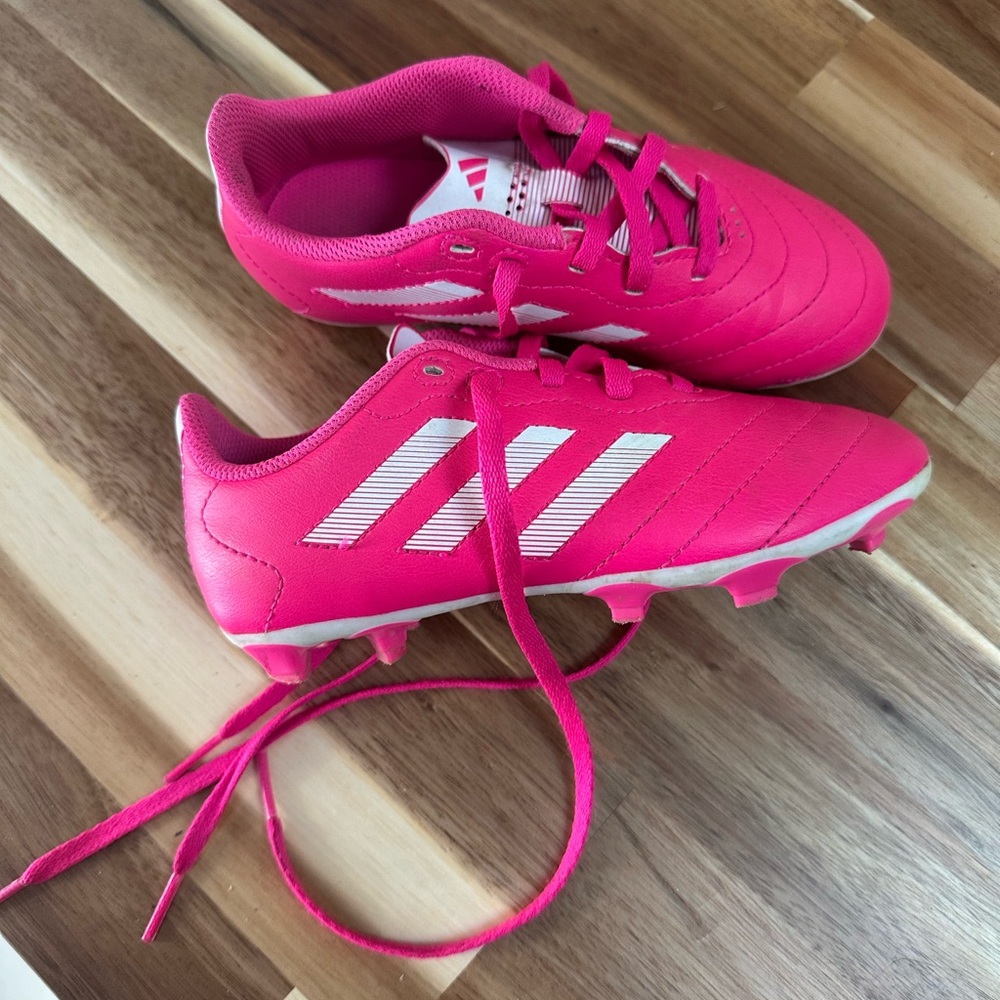 Adidas Bright Pink Soccer Shoes